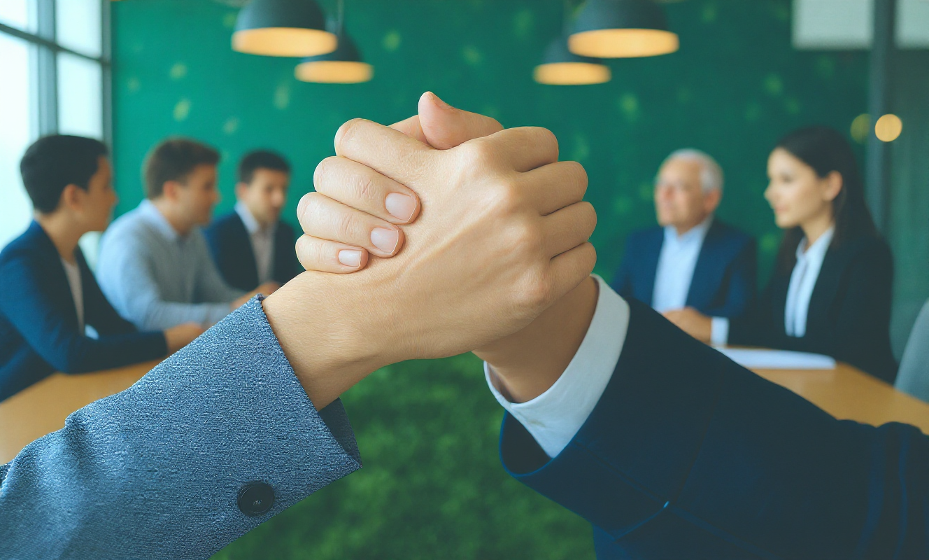 Equipo trabajando en transformación digital industrial